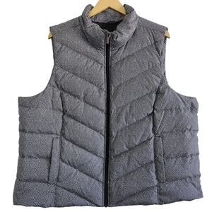 Land's End Down Puffer Vest Size 2X
